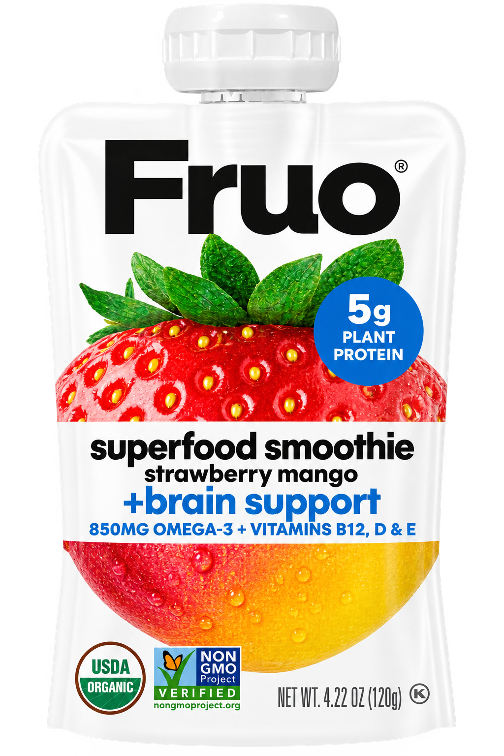 strawberry mango smoothie pouch