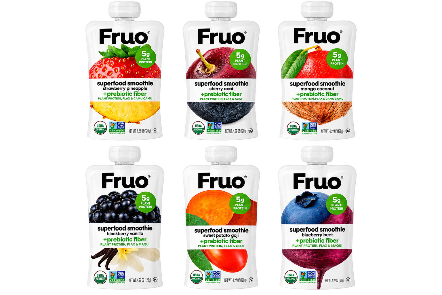 Variety Pack, Superfood Smoothies + Prebiotic Fiber