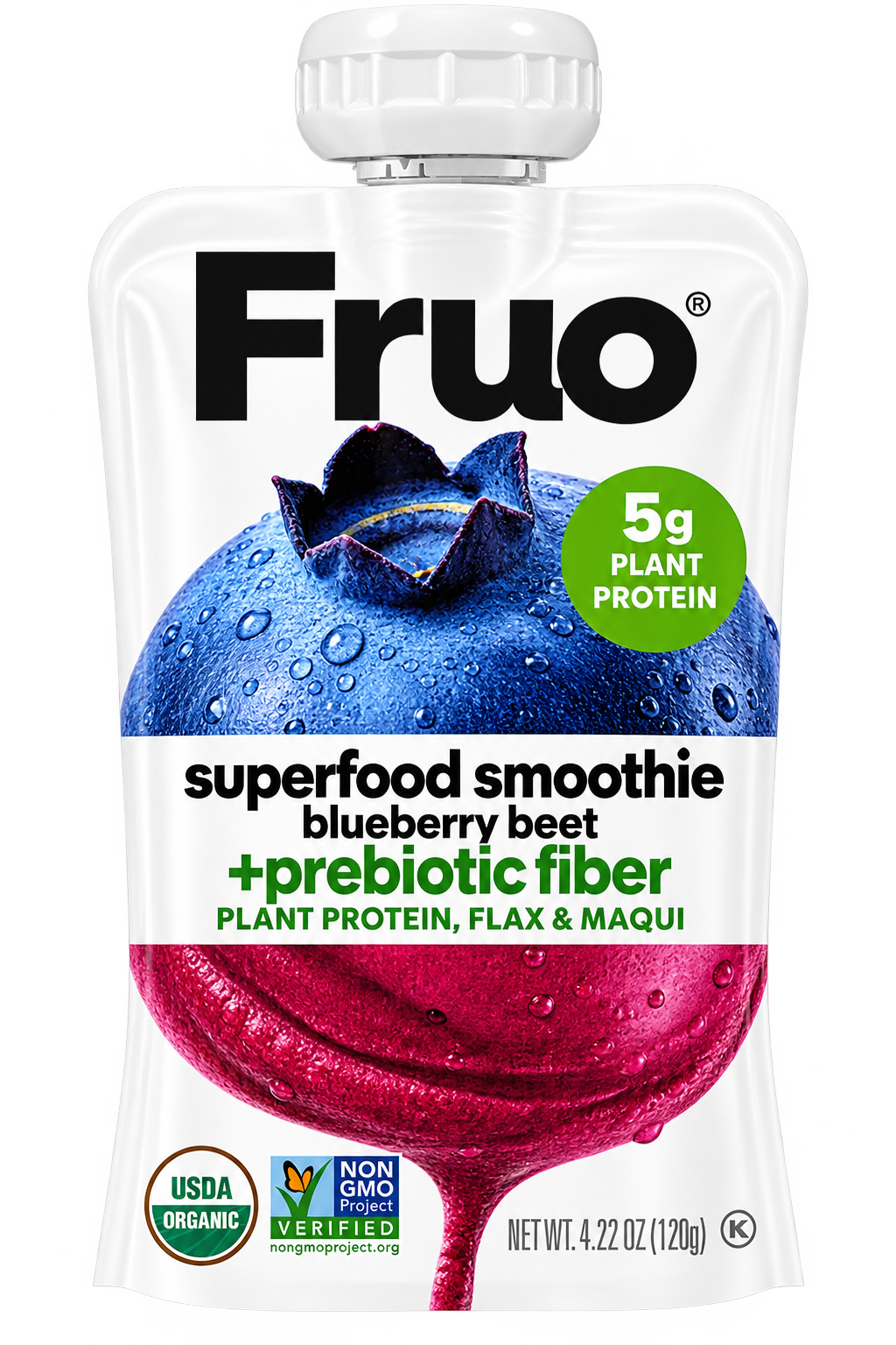 Blueberry Beet, Superfood Smoothie + Prebiotic Fiber